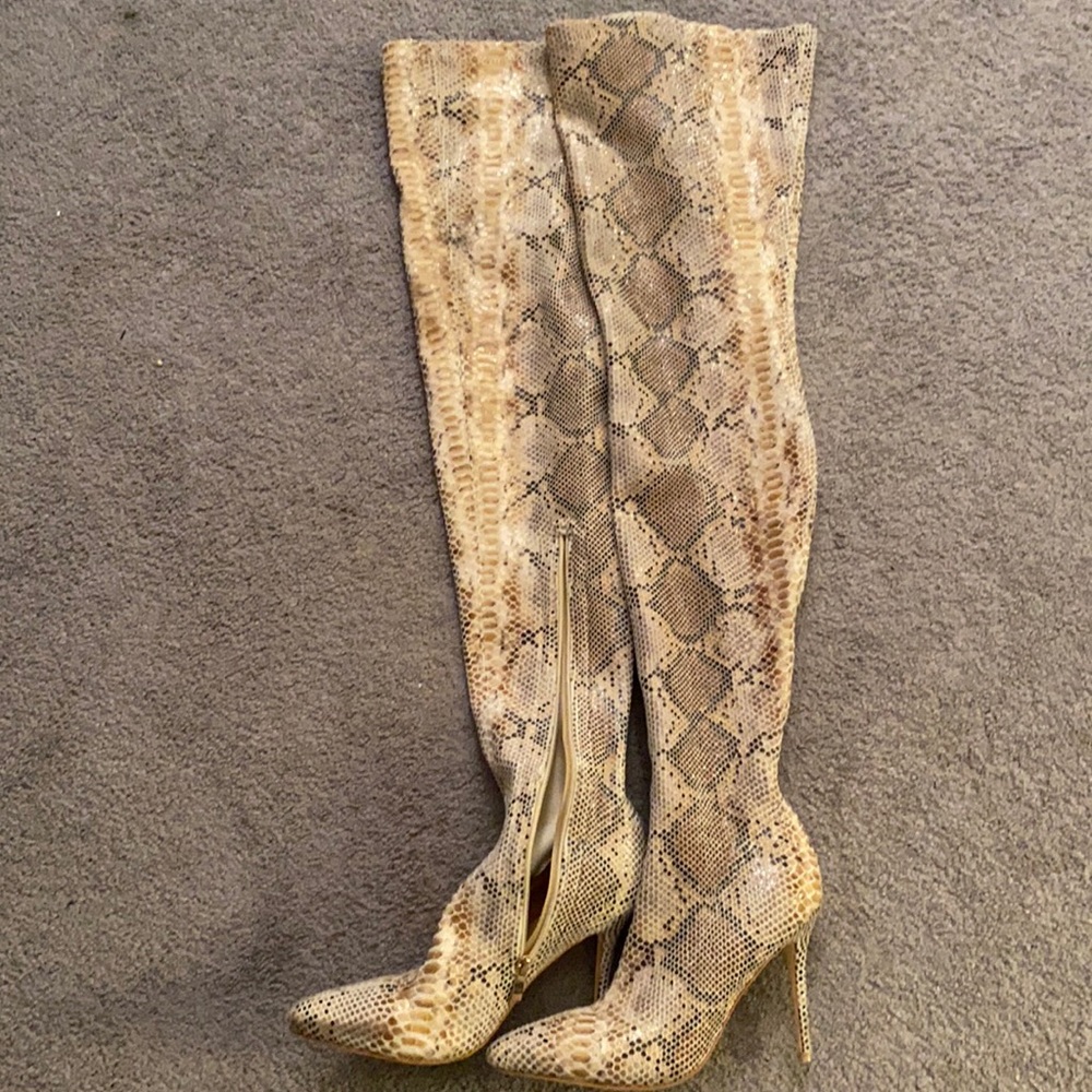Thigh high boots